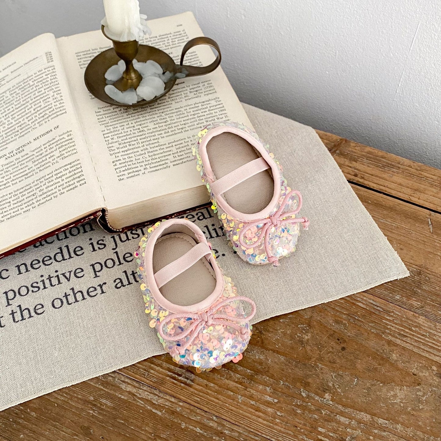 SPENCE SEQUINED BABY SHOES