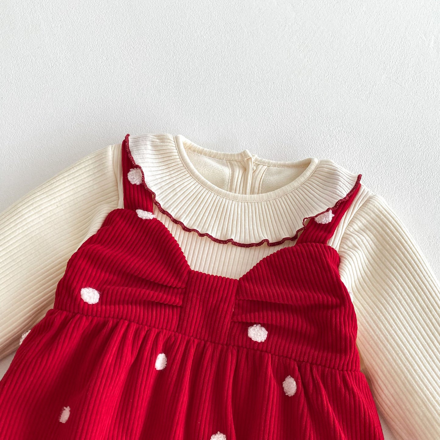 CHRISTMAS OOTD FOR PREORDER Vivienne Fleece Romper