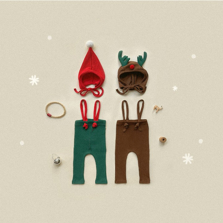 Preorder for Christmas Baby Santa or Baby Rudolph Jumpsuit & Hat