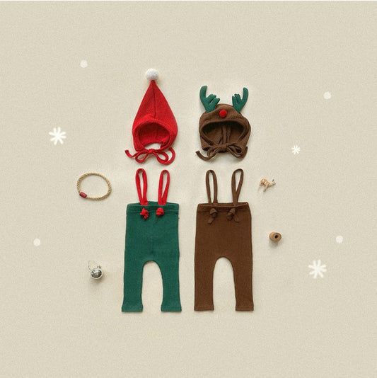 Preorder for Christmas Baby Santa or Baby Rudolph Jumpsuit & Hat