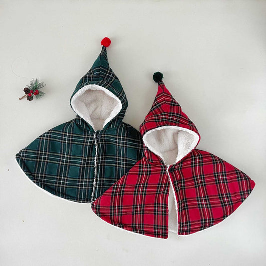 CHRISTMAS OOTD FOR PREORDER Joey Tartan Cloak