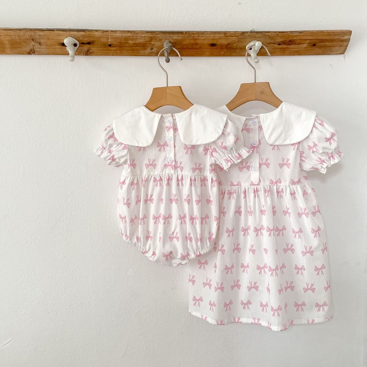 PREORDER TWINNING Carrie Baby Romper or Dress