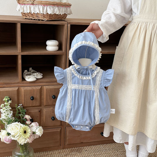 Preorder Infant Girls Beryl Romper and Hat