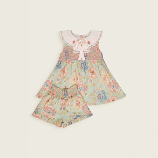 Preorder Bachaa Smocking Top & Shorts