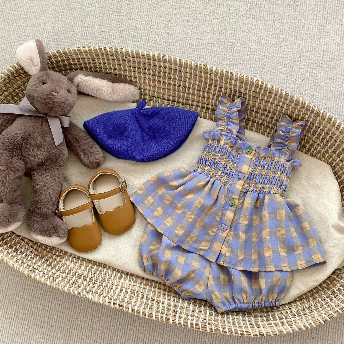 Preorder Indigo Top & Bloomers