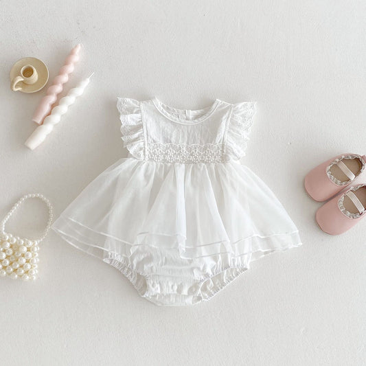 CHRISTENING Phoebe Romper