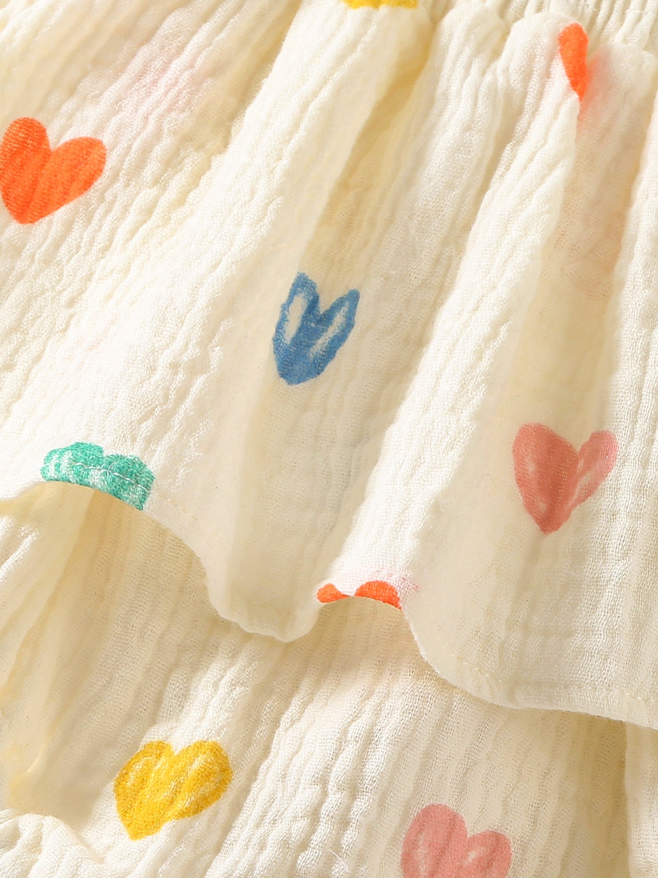 August Sale Muriel Romper & Headband in Rainbow Hearts