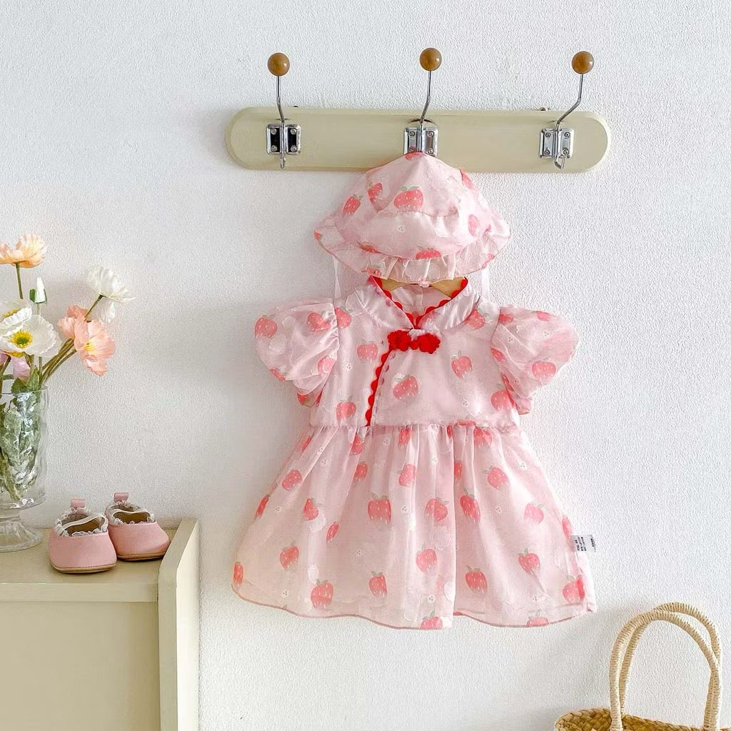 August Sale Cassandra Cheongsam Dress & Hat