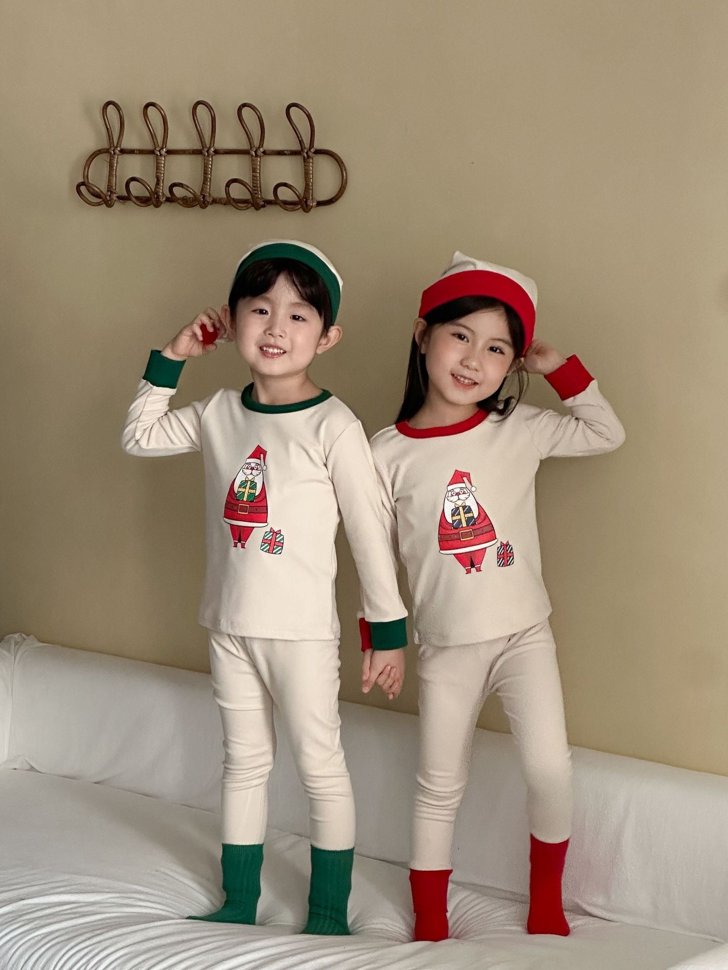 CHRISTMAS OOTD FOR PREORDER Holly Pajama Set for Kids