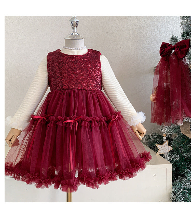 CHRISTMAS OOTD FOR PREORDER Malle Dress & Inner Long Tee