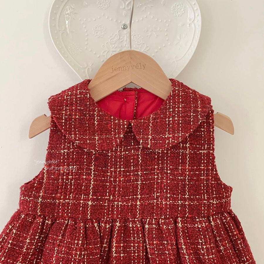CHRISTMAS OOTD FOR PREORDER Darle Romper & Dress Tweed