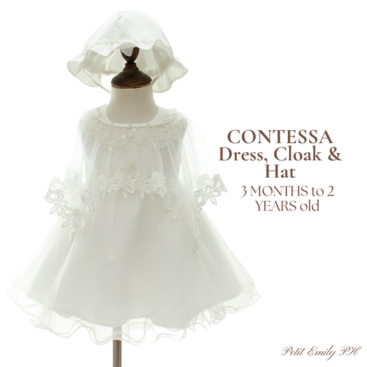 Christening for Preorder Contessa Dress & Cloak