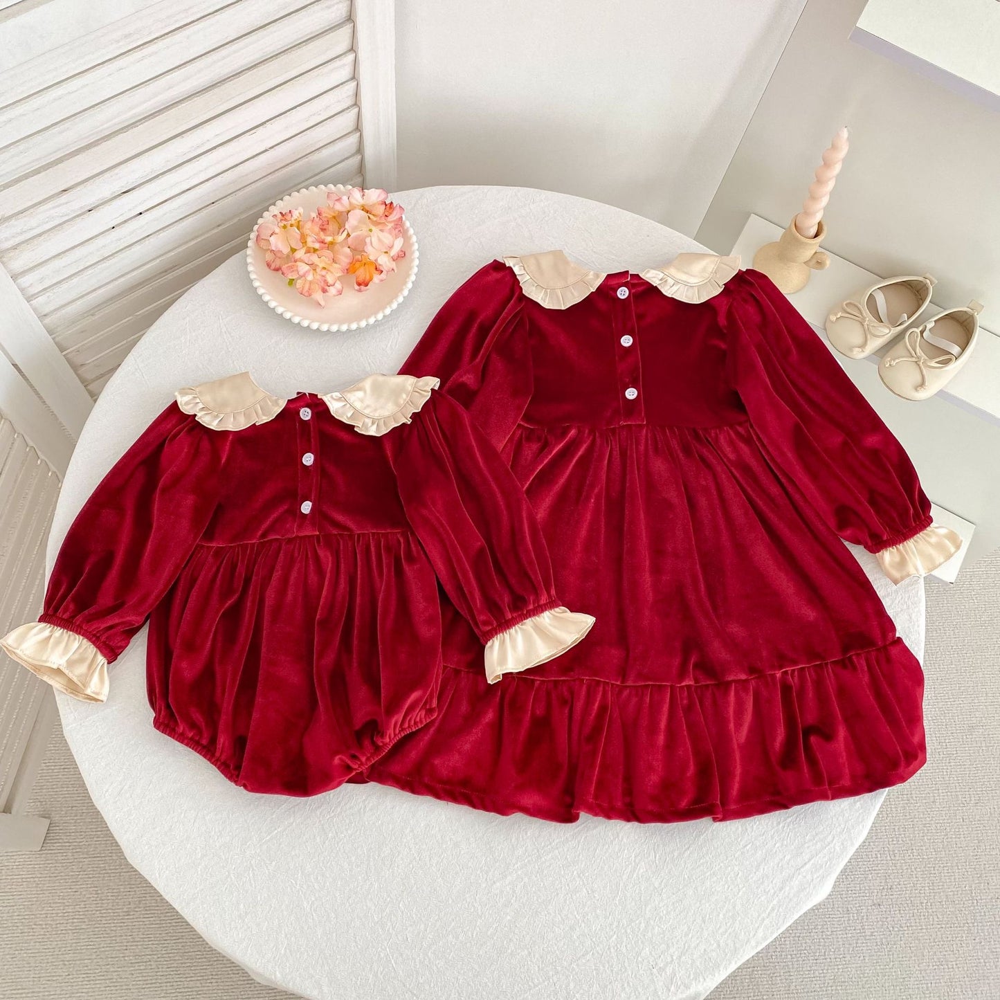 CHRISTMAS OOTD FOR PREORDER Meryl Romper or Dress