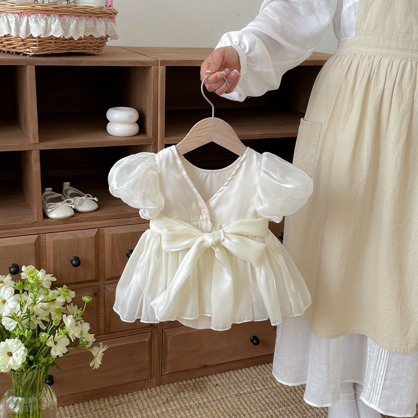 Preorder Infant Girls Audette Organza Romper
