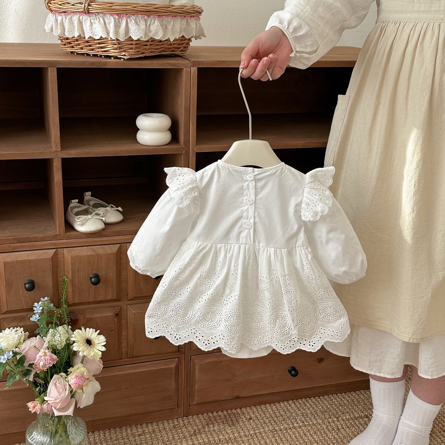 Preorder Cleo Christening Romper