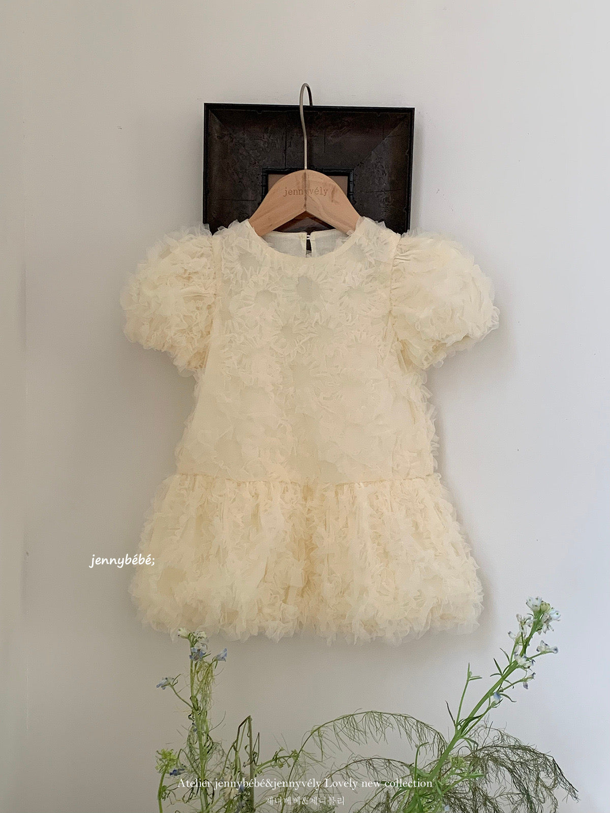 Preorder Infant & Girls Miara Christening Romper or Dress