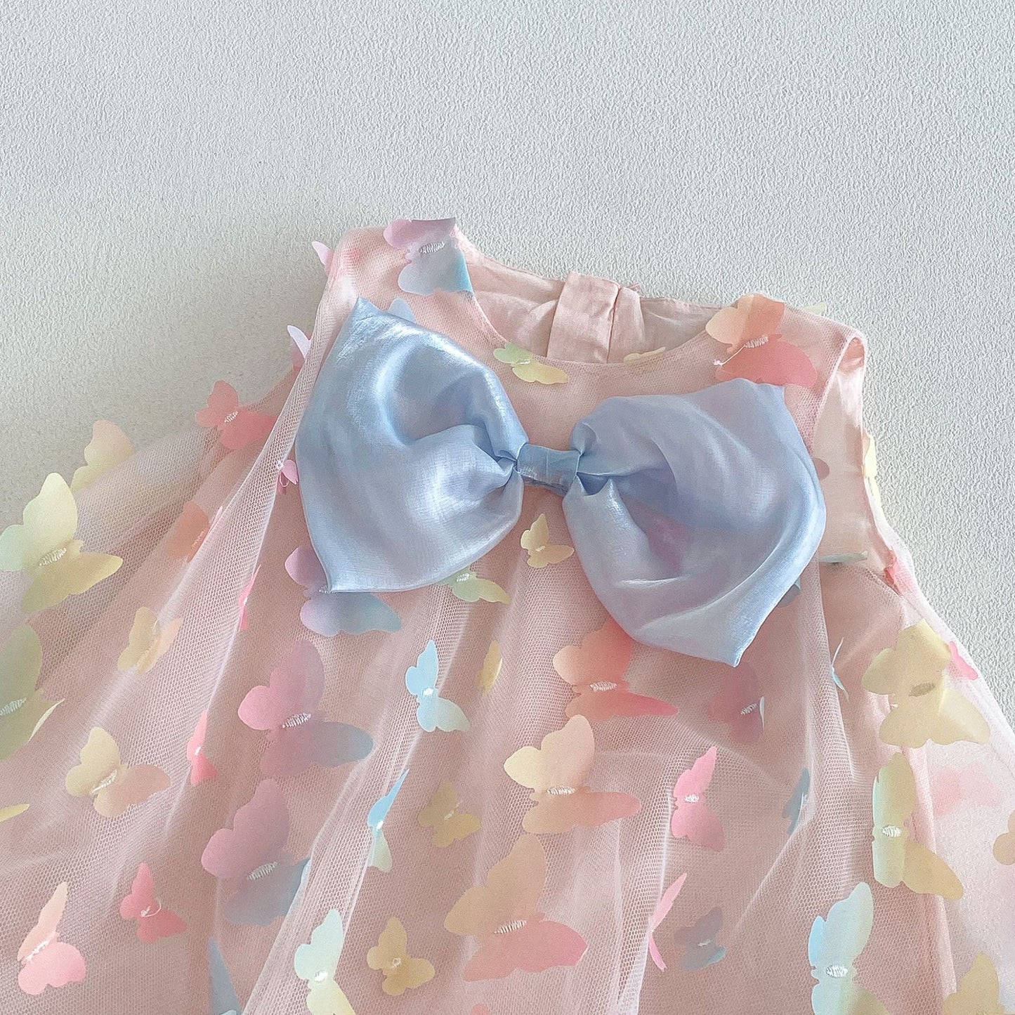 On Hand Amaris Bow Dress in 9-12 months