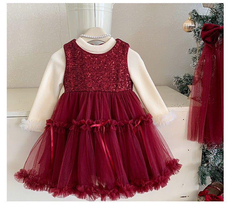 CHRISTMAS OOTD FOR PREORDER Malle Dress & Inner Long Tee