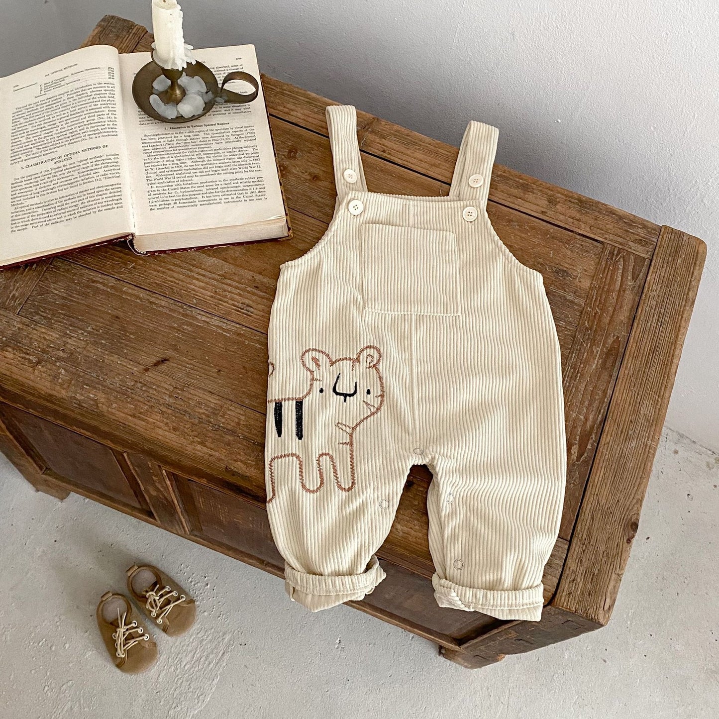PREORDER OAKLEY INNER TEE & CORDUROY OVERALLS BOYS INFANT