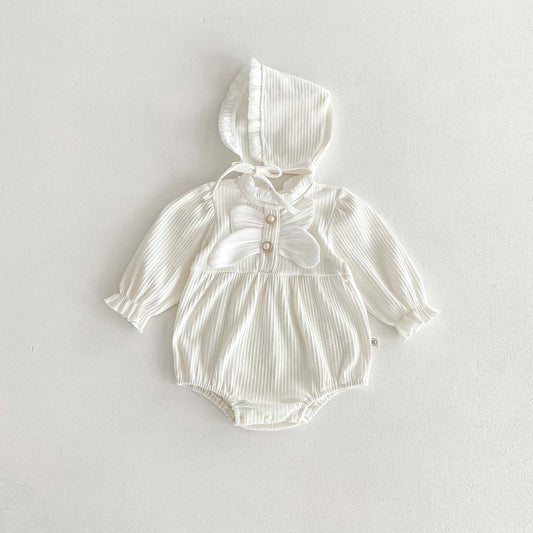 ON SALE Mitski Romper & Hat in White PREORDER