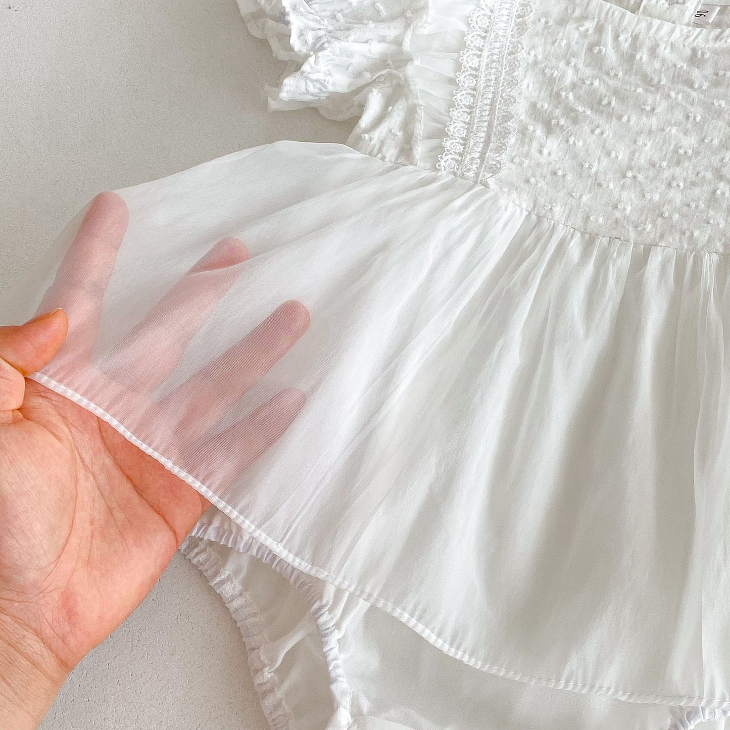 On Hand Maeva Christening Romper