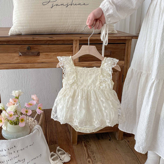 CHRISTENING for PREORDER Clarita Romper