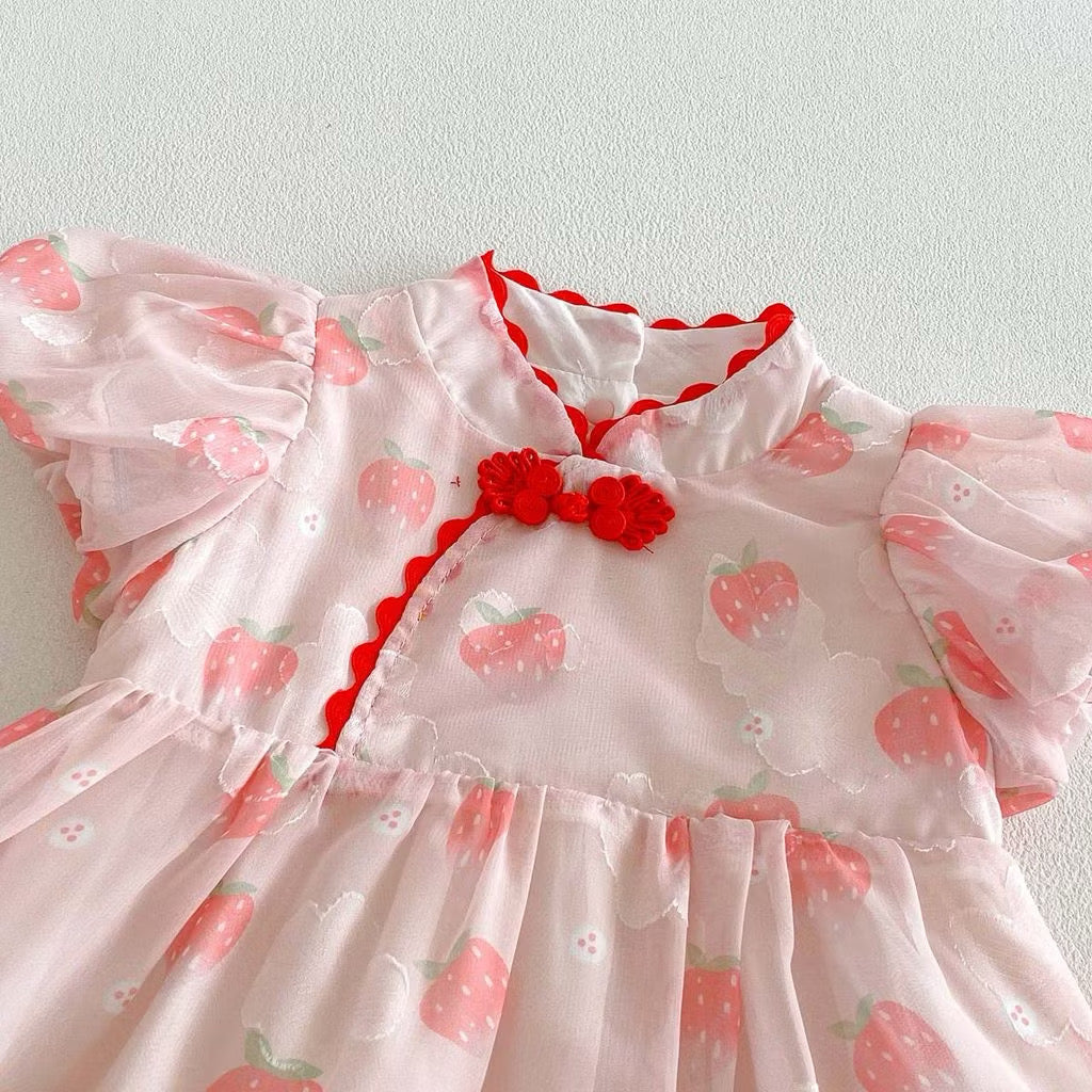 August Sale Cassandra Cheongsam Dress & Hat