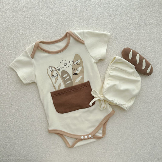 Preorder Halloween Baby Baguette Romper & Hat