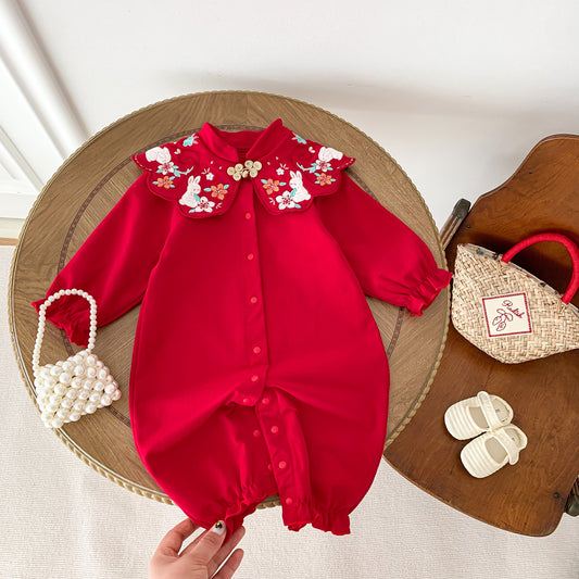 CHRISTMAS OOTD FOR PREORDER Sachi Cheongsam Bodysuit