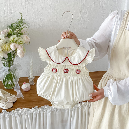 Preorder Infant Girls Hello Kitty Smocking Romper