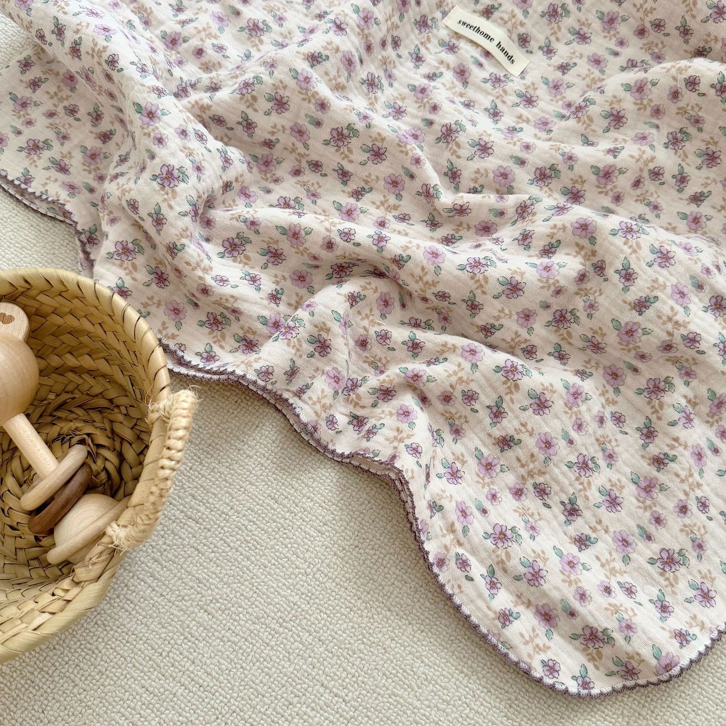 NURSERY Joyful Blooms Collection Blanket