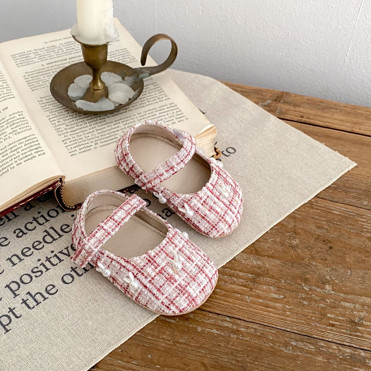 Preorder Bunny Tweed Baby Shoes