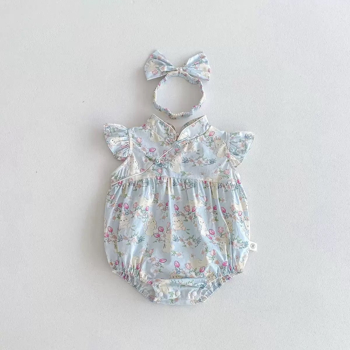 On Hand Delaney Romper & Headband