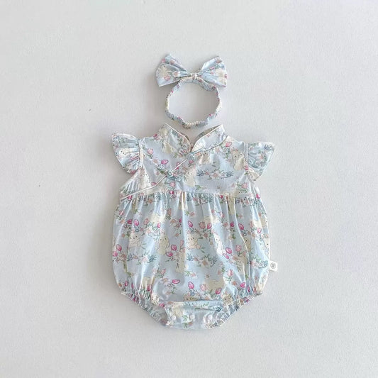On Hand Delaney Romper & Headband