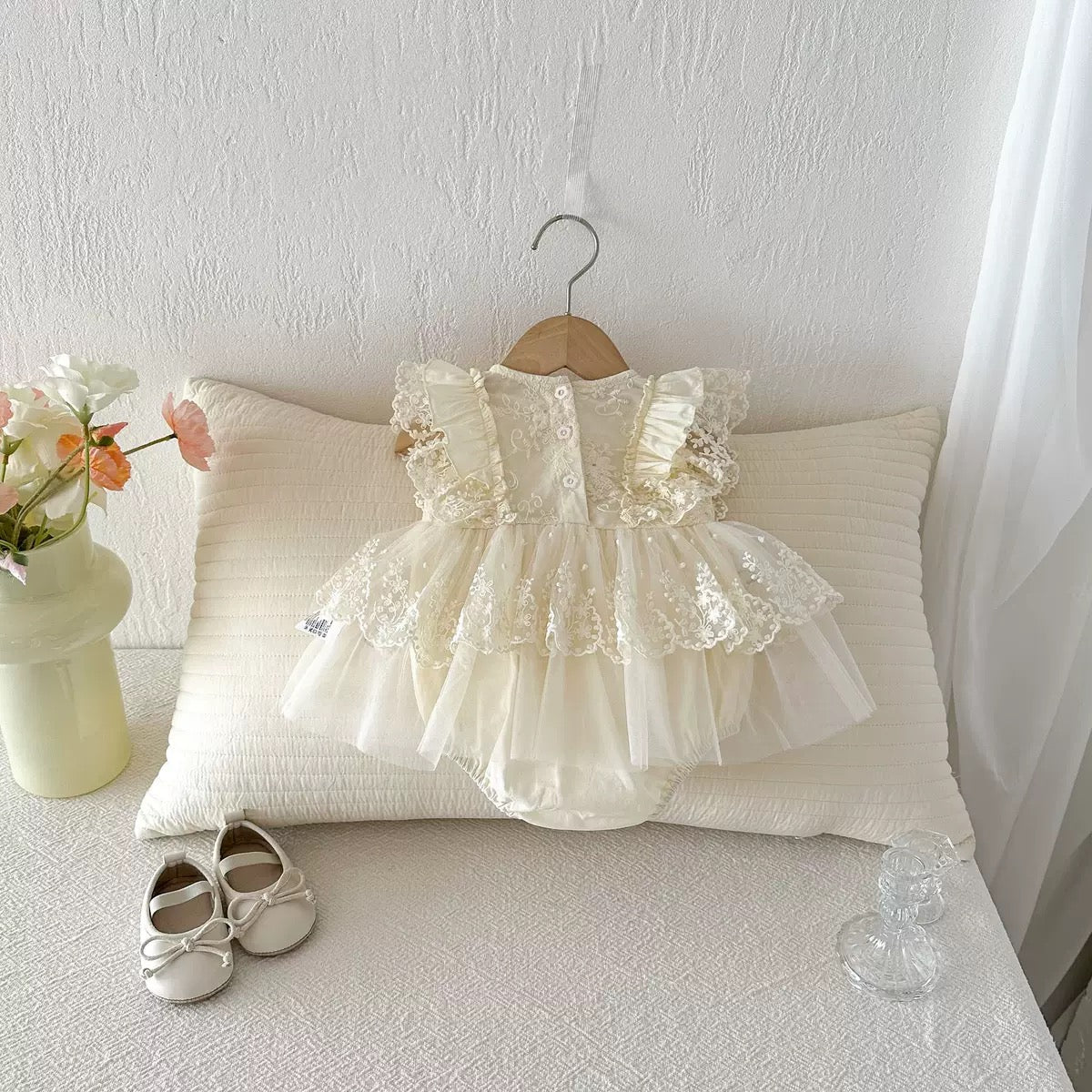 On Hand Abreeza Romper in 0-6 months