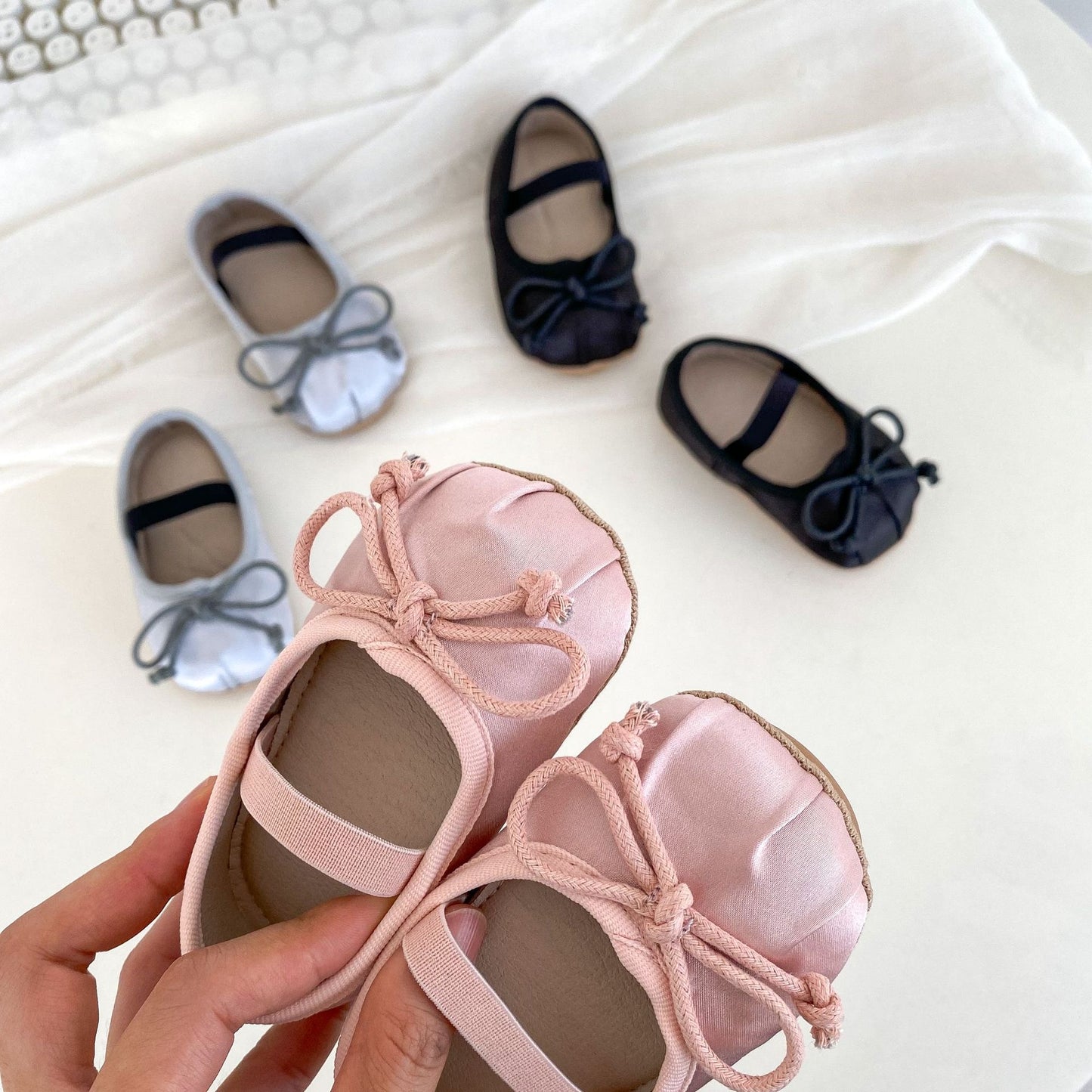 Preorder Susanna Satin Baby Shoes
