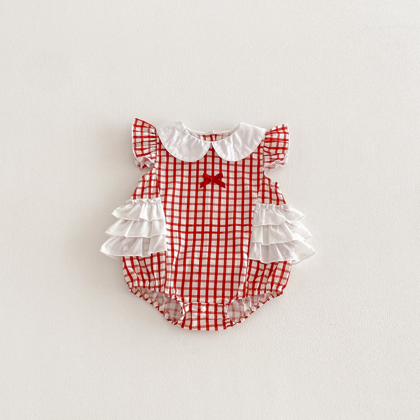 Preorder Infant Girls Lila Checkered Romper