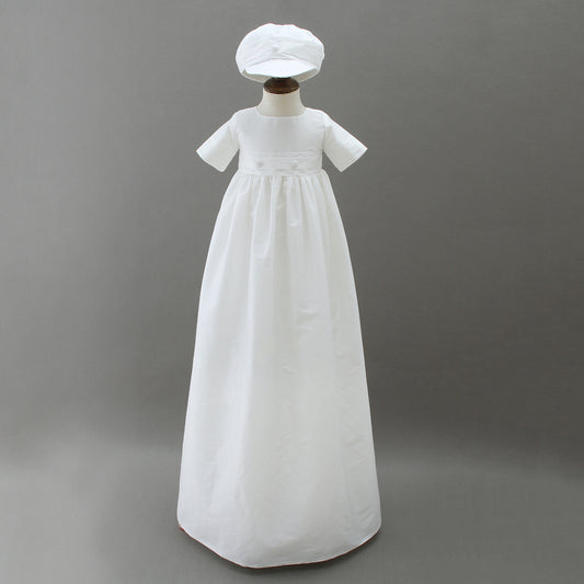 Christening for Baby Boy Preorder Lewis Gown & Hat