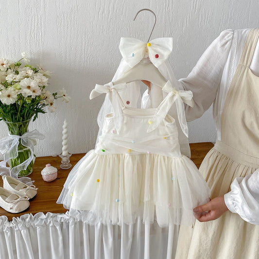 Preorder Infant Girls Sashe Dress & Ribbon