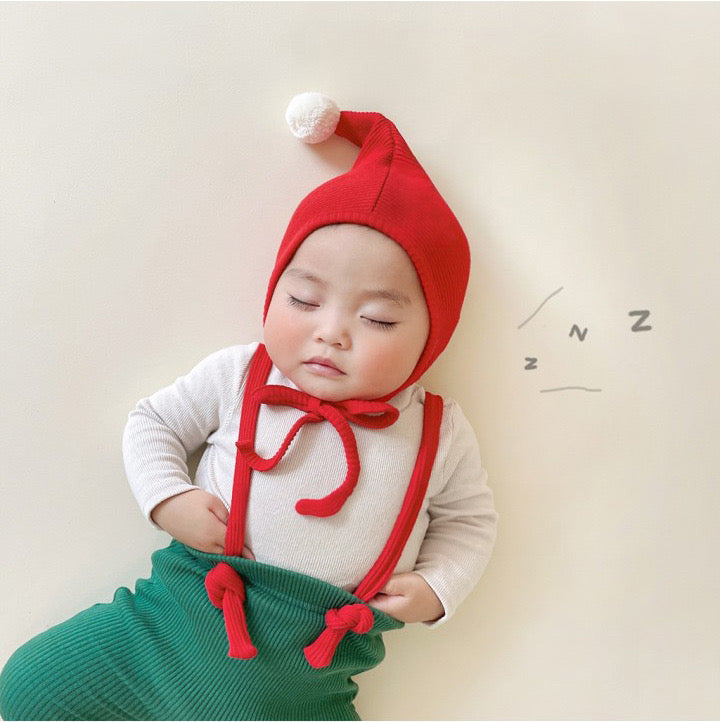 Preorder for Christmas Baby Santa or Baby Rudolph Jumpsuit & Hat