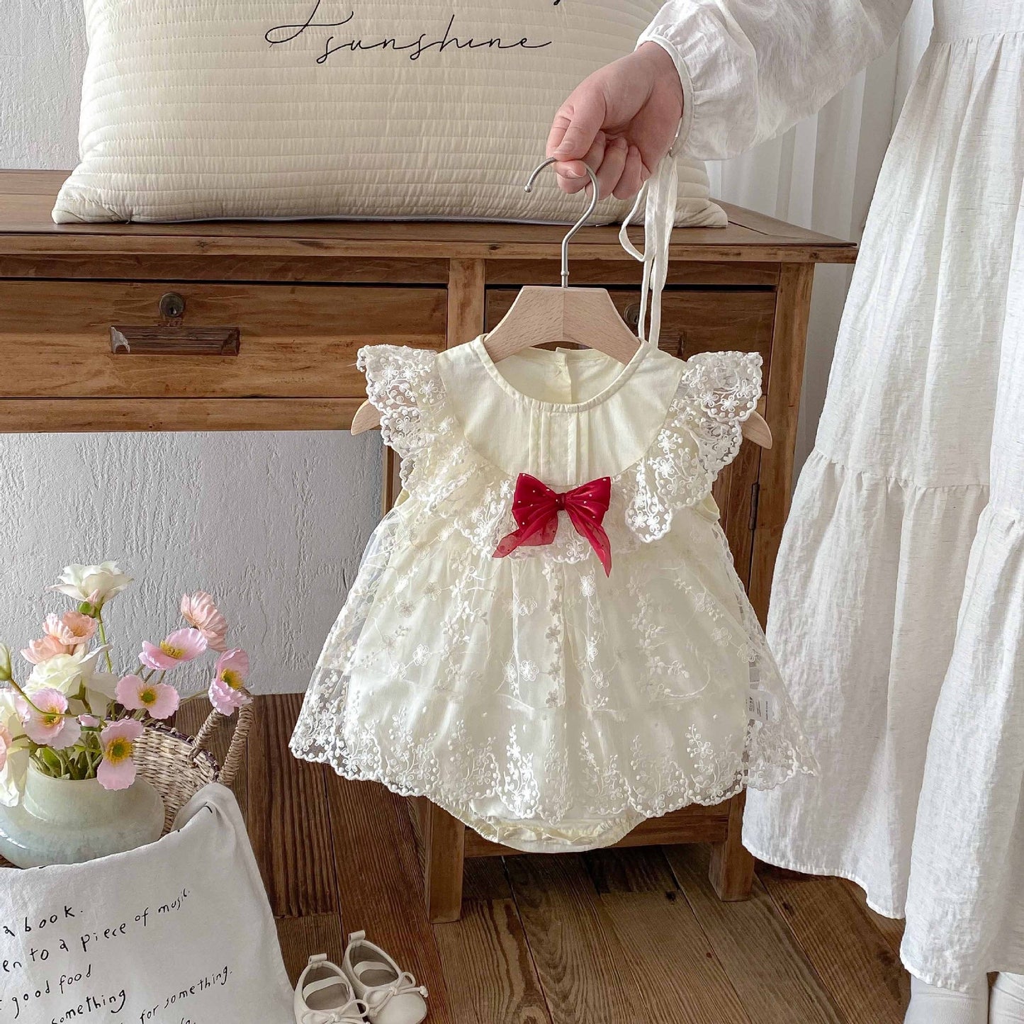 CHRISTMAS OOTD FOR PREORDER Elsie Romper