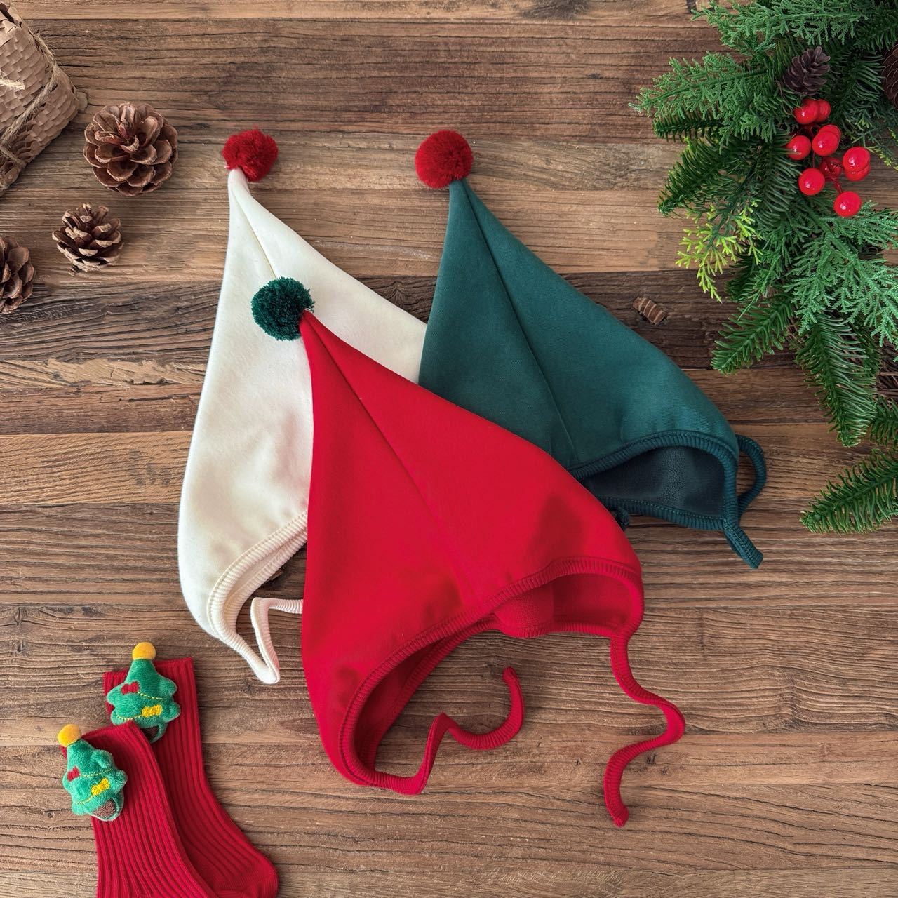 CHRISTMAS OOTD FOR PREORDER Isaiah Romper & Hat