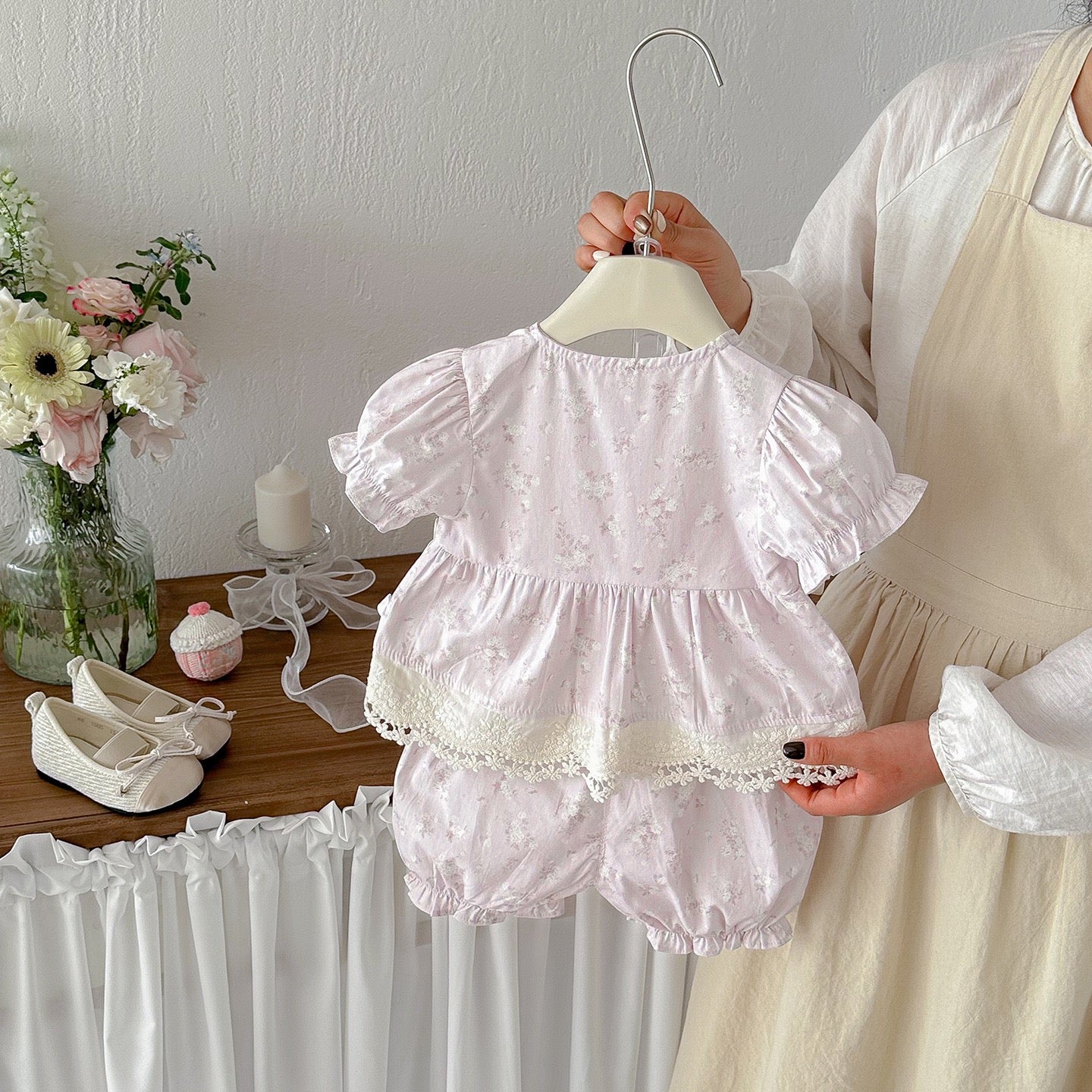 Preorder Rachel Blouse and Shorts