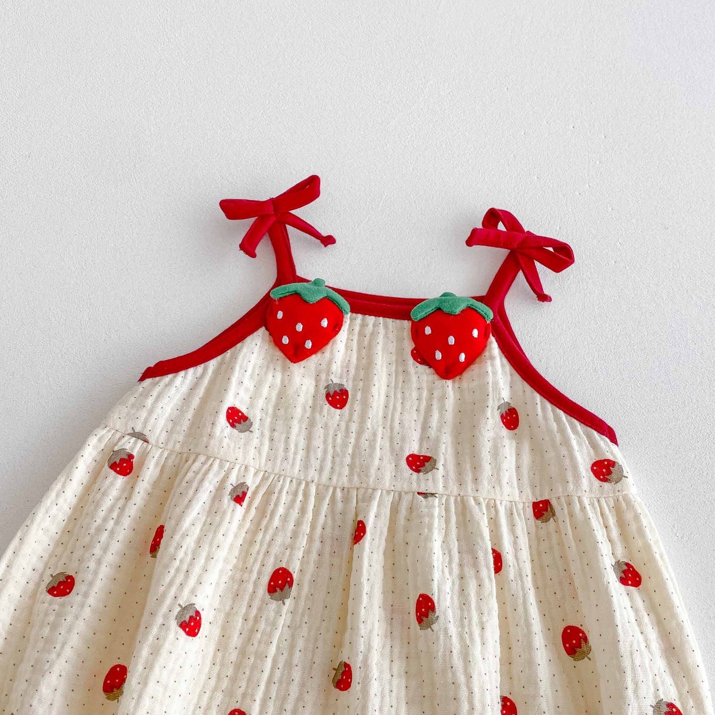 Salma Strawberry Romper