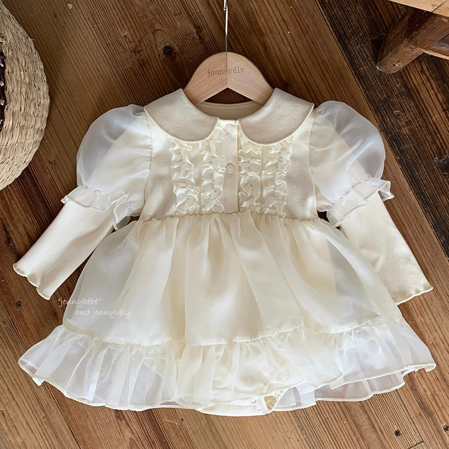 CHRISTENING FOR PREORDER Chantelle Romper or Dress