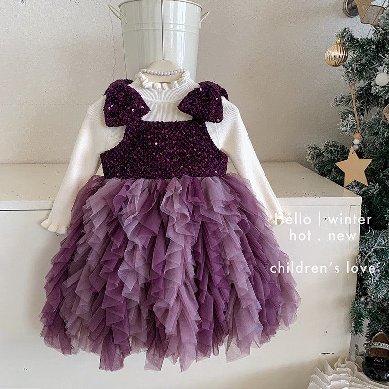 CHRISTMAS OOTD FOR PREORDER Candice Dress & Inner Long Tee