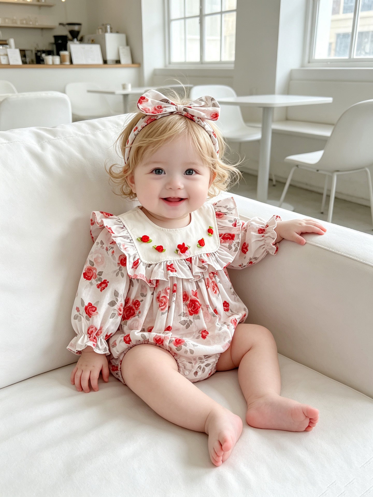 On Hand Lizzy Romper or Dress with Headwear
