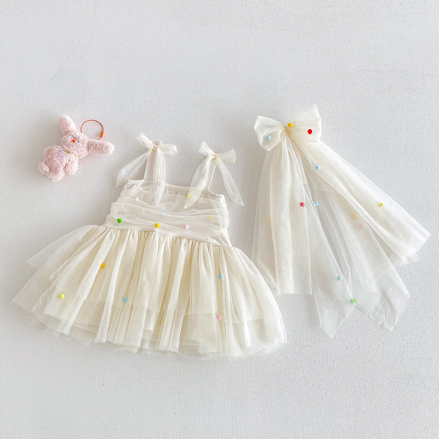 Preorder Infant Girls Sashe Dress & Ribbon