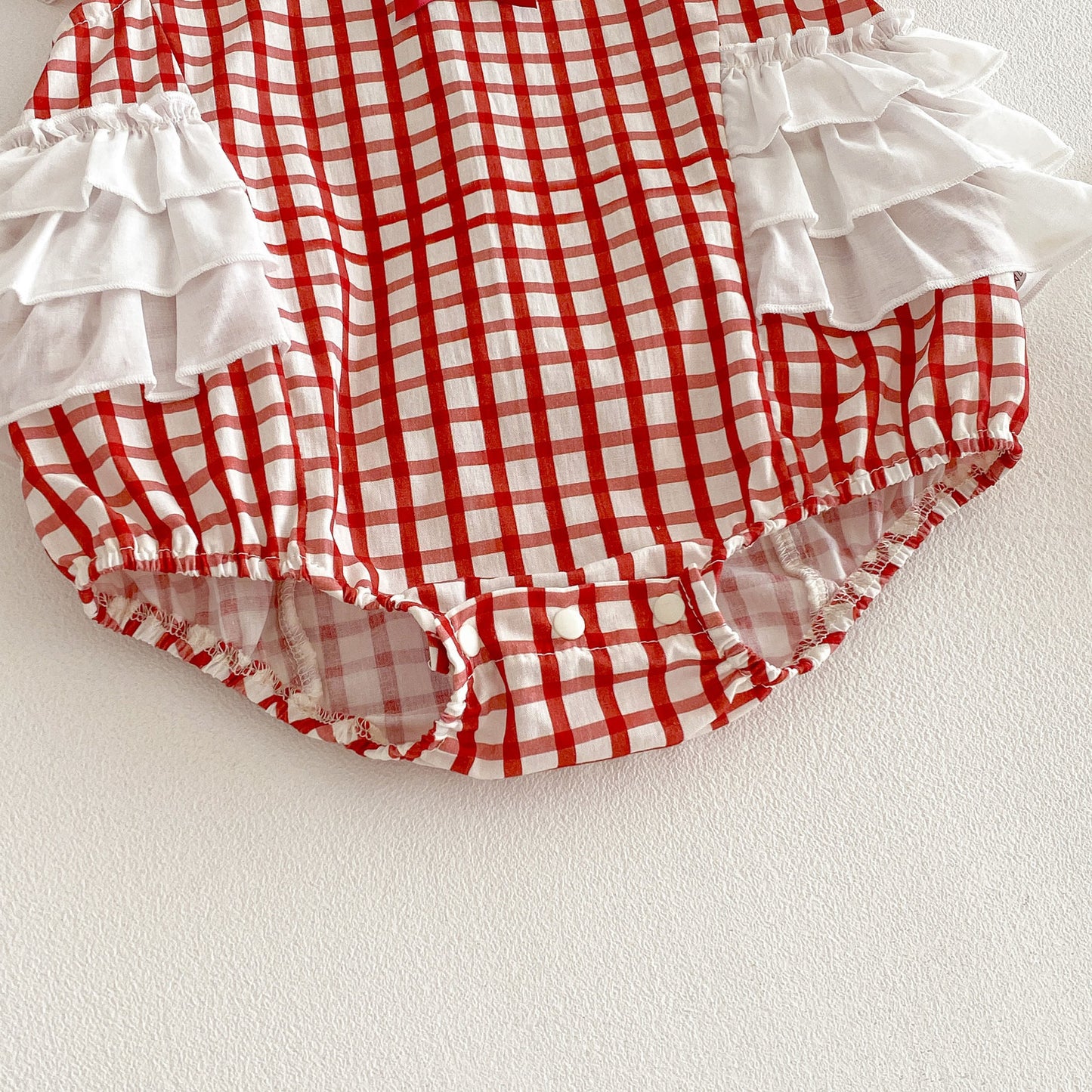 Preorder Infant Girls Lila Checkered Romper