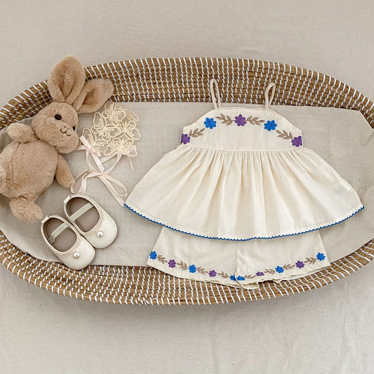 Preorder Infant Girls Tawny Blouse and Shorts